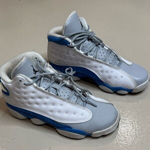 Air Jordan 13 Retro GR White Italy Blue sneakers with box lightly worn Size 5 Y